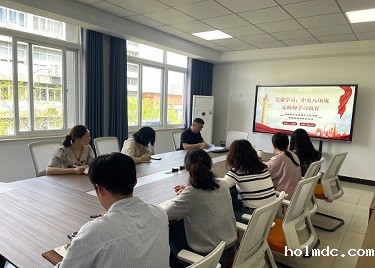 电智学院党总支白志青院长为教师支部上党课——深入学习中央八项规定精神